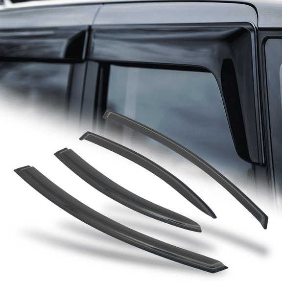 M-AUTO 4Pcs Smoke Window Visor Shade Vent Sun Wind Rain Deflector Guard for 00-05 Dodge Neon