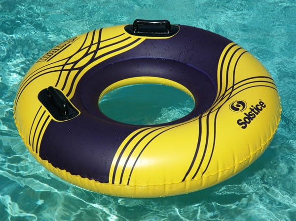 yellow swimming ring