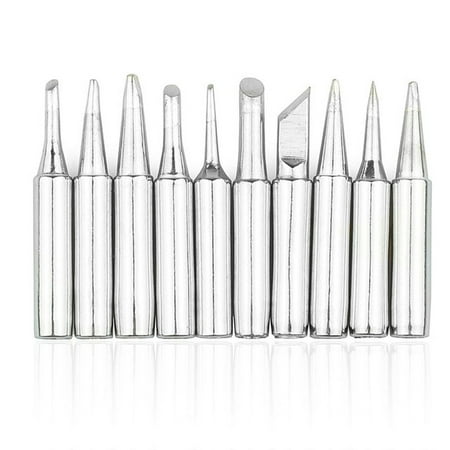 UHUSE 10pcs/Set Soldering Iron Tips 900M-T-B Lead-free For Hakko Rework Station