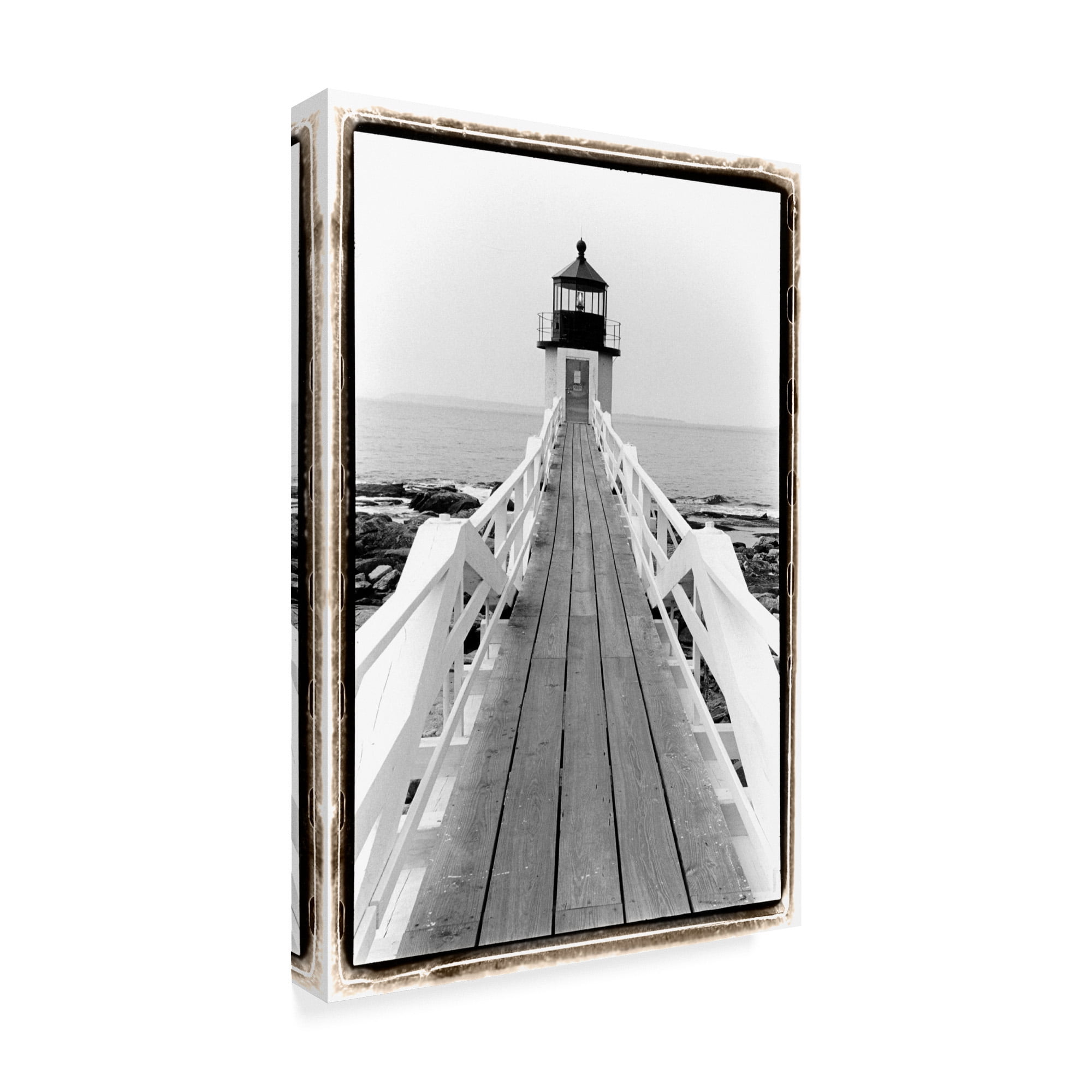 Trademark Fine Art 'Marshall Point Light Maine' Canvas Art by Laura DeNardo