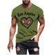 thumbnail image 2 of Tops para hombre, blusas y camisas de manga corta con cuello redondo para hombre, jersey informal con cuello redondo estampado para hombre, pantalones cortos deportivos para fitness, blusa de poliéste, 2 of 5