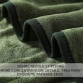 thumbnail image 4 of Soft Blanket King Size Fleece Warm Fuzzy Throw Blankets for The Bed Sofa Lightweight 350GSM HOZY Green 90" 108", 4 of 5