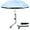 Lake Blue, variant on UPF 50+ Golf Umbrella with Adjustable Universal Clamp, Portable Umbrellas for Rain, Manual Open & Close, for Beach Chair, Golf Cart, Stroller, Bleacher, Patio