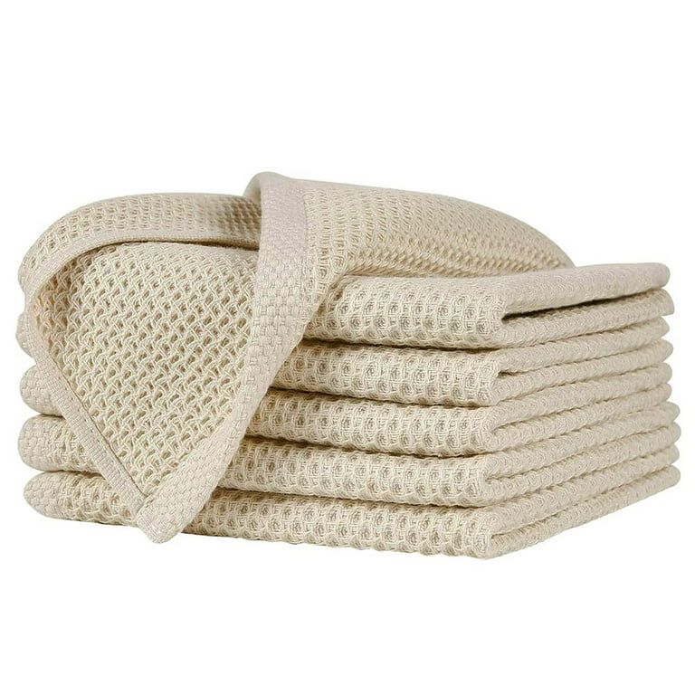Cotton Brown Kitchen Dish Cloths Weave Ultra Soft Absorbent Dish Towels  Quick Drying Dish Rags 12x12inches 5PC Wash Rags Kitchen - AliExpress
