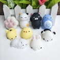 thumbnail image 1 of Gwong Juguete 10 unids Juguetes de alivio Decoración creativa TPR Super Soft Animal Forma Squeeze Toy para niños Gwong 30010521, 1 of 6