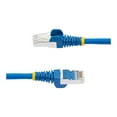 thumbnail image 4 of StarTech.com 10ft LSZH CAT6a Ethernet Cable, Blue, 10 Gigabit Snagless RJ45 100W PoE Patch Cord, CAT 6A 10GbE 27AWG S/FTP Network Cable w/Strain Relief, Fluke Tested/ETL - Low Smoke Zero Halogen Category 6A (NLBL-10F-CAT6A-PATCH) - Patch cable - RJ-45 (M) to RJ-45 (M) - 10 ft - S/FTP - CAT 6a - IEEE 802.3bt - halogen-free, molded, snagless, stranded - blue, 4 of 5