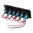 thumbnail image 3 of 6 Gang Rocker Switch Panel - Control Electrical Equipment with Easy Installation, Waterproof for Car RV Boat Yacht Marine, 3 of 8