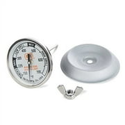 PK Grills PK99085 Thermometer Kit by Tel-Tru, Includes Thermometer, Wing Nut, and Silver Flashing