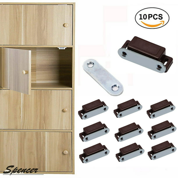 Magnetic Cabinet Door Latch, Kitchen Cabinet Door Stops Chain