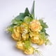thumbnail image 5 of Rosas Flores Artificiales, Pequeño Ramo de Oro Rosa 34cm Tallo de Simulación para el Hogar, Rosas Artificiales con Tallos Decoración, 5 of 7