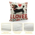 thumbnail image 4 of GOSMITH  Dag Home Paw Pet Throw Pillow Covers, A Good Dog Deserves A Good Bone Pillows Cushion Case for Sofa Couch, 4 of 5
