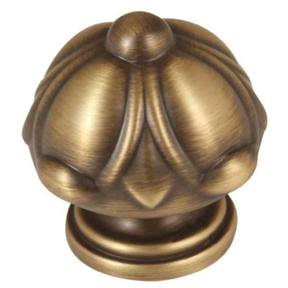 Alno A6929-14-AEM Ornate 1-1/4 Inch Cabinet Knob Antique English Matte