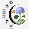 thumbnail image 6 of Kdxio Vintage Flower for Tire Cover Wheel Protectors Tyre Covers Weatherproof Wheel Covers Universal Fit for Trailer Rv SUV Truck Camper Travel Trailers 15 inch, 6 of 8