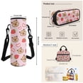 thumbnail image 7 of Jeiento Cute Capybara Kids Backpack Set 17 Inch 4-Piece Lunch Bag Pencil Case Water Bottle Holder Lightweight Large Capacity School Bookbag for Boys Girls Teenagers Back to School, Pink, 7 of 7