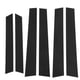 thumbnail image 3 of Cubierta De Ventana De Puerta Lateral, Negro Brillante, 6 Piezas, Postes De Pilar Duraderos, Calcomanía, Resistente Al Sol Para Coche, 3 of 8