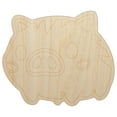 thumbnail image 1 of Fun Chibi Wild Boar Pig Swine Wood Shape Unfinished Piece Cutout Craft DIY Projects - 6.25 Inch Size - 1/8 Inch Thick, 1 of 7