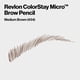 thumbnail image 2 of Lápiz de cejas Revlon ColorStay Micro w/ Spoolie 454 Med Brown, 2 of 9