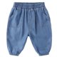 thumbnail image 1 of Summer Stretchy Jeans Pants For Boys Fly Resistant Pants Flexible Waist Comfortable Everyday Wear Light blue 90cm, 1 of 4