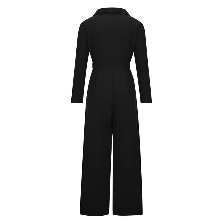 Xysaqa Summer Outfits, Womens Long Sleeve V Neck Jumpsuits Xysaqa Summer Outfits, Womens Long Sleeve V Neck Jumpsuits