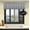 Black and White 2, variant on Buffalo Check Tiers and Valances Set Red and White Farmhouse Kitchen Window Curtain Rod Pocket Window Treatment Decor Curtain