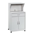 thumbnail image 4 of Sauder Microwave Kitchen Cart, Modern Grey Finish, 4 of 12