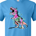 thumbnail image 4 of Inktastic Graffiti Paint Splatter T-Rex T-Shirt, 4 of 5
