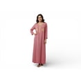thumbnail image 1 of Chemin de Moda Robe Maxi Brodée pour Femme, Robe d'Été Bohème à Manches Longues Coupe Ample, 1 of 1