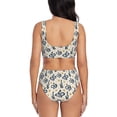thumbnail image 3 of Daiia Snake Women's Bikini Set Two Piece Swimsuit High Waisted Bikini Adjustable Straps Bikini Perfect for Beach, Pool, and Summer Vacation-XX-Large, 3 of 9