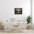 thumbnail image 2 of Stupell Industries Mysterious Lake Reflection Sunset Forest Photograph Jet Black Floating Framed Canvas Print Wall Art, Design by Dennis Frates, 2 of 6