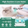 thumbnail image 3 of 7-in-1 Pet Grooming Kit & Pet Grooming Vacuum Suction 99% Hair, Low Noise Pet Vacuum Cleaners for Pet Hair, Pet Grooming with 5 Proven Grooming Tools, Brush/Deshede/Trim/Collect Pet Hair, 3 of 8