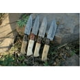 thumbnail image 5 of Damascus Steak Knife Set of 4 PCS - Fine Edge Steak Knife - Stainless Steel, 5 of 7