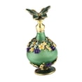 thumbnail image 3 of Perfume Bottle Flower Painting Capa de mariposa Multifunción Fuga PROPUNTA Botella de vidrio Pequeño Dispensador de perfume para niñas, 3 of 8