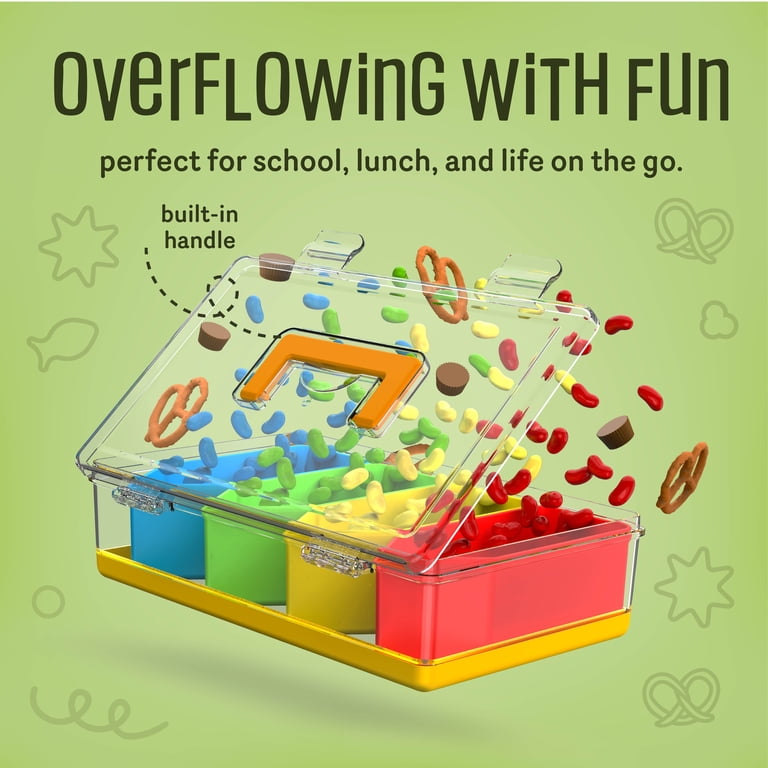 COOK WITH COLOR Snack Box Container for Kids Lunch Box Snackle Box