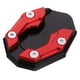 thumbnail image 1 of EeaseMX Placa de soporte para extensión de pata de cabra lateral de motocicleta (roja), 1 of 8
