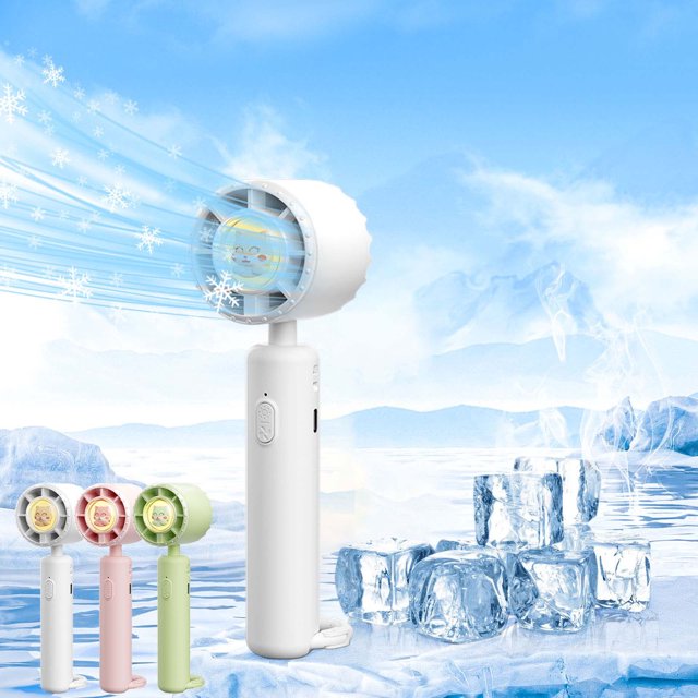 Precios Imbatibles, Ventilador pequeño portátil de verano Turbo, portátil, miniventilador silencioso sin hojas, pequeño ventilador de carga, regalo Akmoler