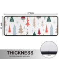 thumbnail image 5 of Kitchen Rugs Sets Of 2,Multicolor Christmas Tree Pattern Anti Fatigue Kitchen Mat Rugs Non Slip Washable,Decorative Kitchen Floor Mats for Kitchen,Sink,Laundry,17"x47"+17"x47", 5 of 5