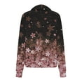 thumbnail image 4 of 2023 Chandail en Molleton de Mode pour Femmes 50 % de Rabais Liquidation Chandails en Molleton Décontractés Sans Capuche Mode Manches Longues Imprimé Demi-Fermeture à Glissière Col à Capuche, 4 of 4