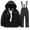 Black, variant on Generic Boys and Girls Children's Ski Suits Girls Outdoor Thick Windproof Boys Baby Big Children Ski Clothes Equipment Suit Colorblock Snow Pants and Jacket Snowsuit Ski Suit(12,Blue)