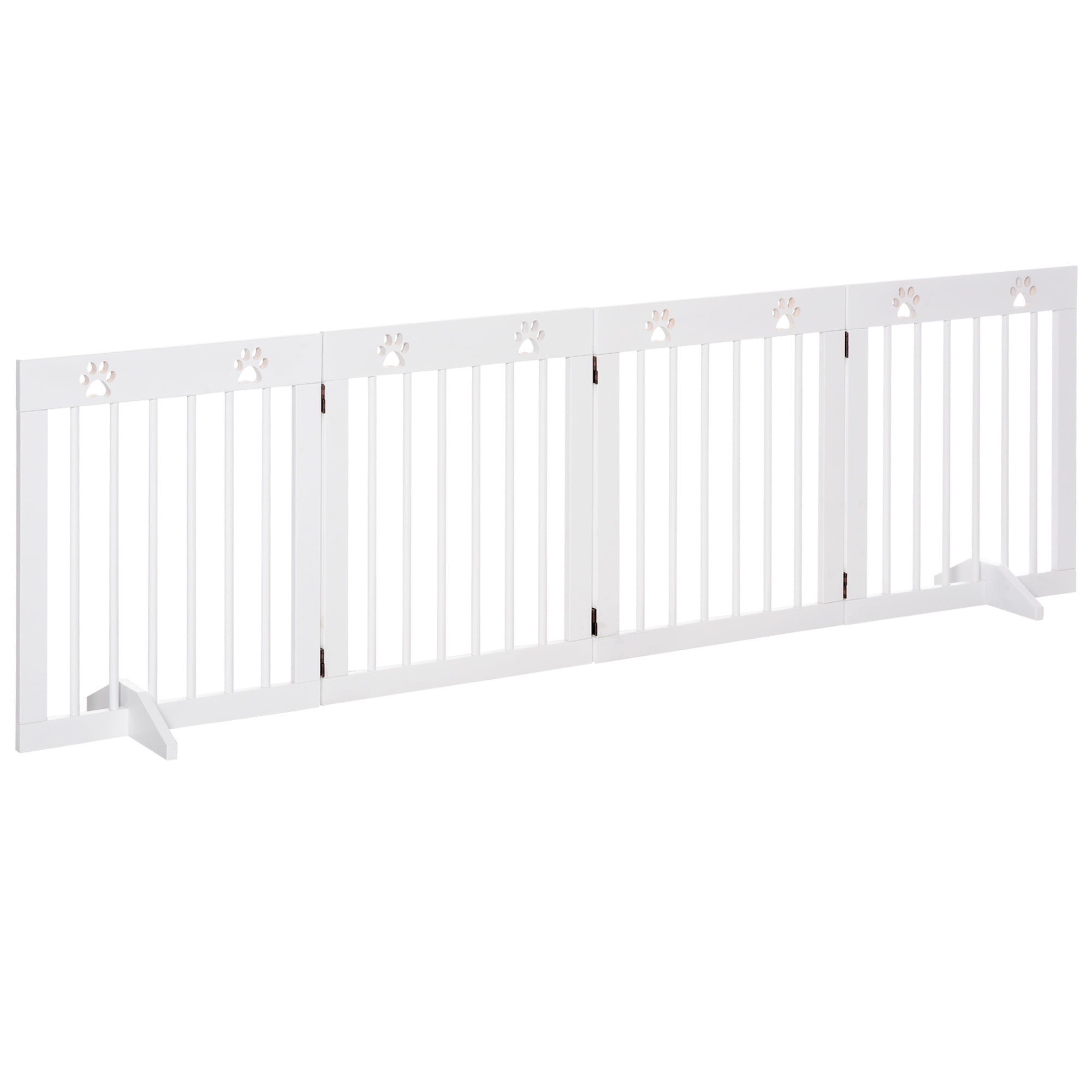 Gates & Gate Extensions Door & Stair Gates PawHut Freestanding Pet Gate