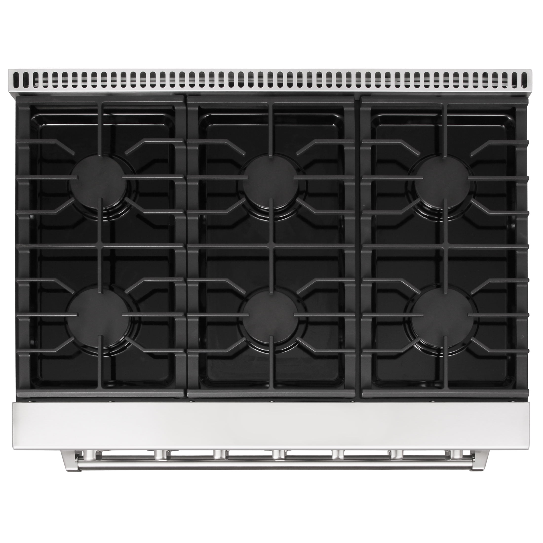 KOSTCH 36-in 6 Burners 6 Cu. Ft Convection Oven 110V Freestanding Liquid Propane Gas Range ( White )