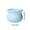 Blue, variant on COM1950s Mini Flower Pots for Indoor Plants, Small Crochet Style Planters, Plastic Tabletop Vases for Home Decor, Cute Diy Craft Containers