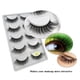 thumbnail image 1 of 5 pares de pestañas postizas 3D negras naturales largas con cinta invisible reutilizable brillar Hogar, 1 of 4