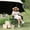 black, variant on Winnturry Folding Director Chairs Set of 2 with Side Table and Cup Holder,Heavy Duty Portable Camping Chair in Aluminum Steel with Side Pocket and Foldable Back,400 lbs Support for Outdoor,Tailgating