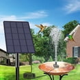 thumbnail image 4 of Kit de bomba de agua solar con 4 boquillas | Fuente DIY para bebederos de pájaros, estanques de jardín y peceras, 4 of 8