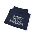thumbnail image 4 of Civil Engineer engineering Student Grad Hoodie, Gifts, Hooded Sweatshirt, 4 of 4