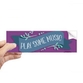 thumbnail image 1 of Electric Piano Music Headset Sounds Rectangle Bumper Sticker Notebook Window Decal, 1 of 1
