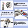 thumbnail image 3 of relayinert Metal Watch Band Remover Kit Strap Bracelet Link Pin Resizing Repair Tool Adjuster for Watchmakers Repairing Accessories, 3 of 6