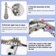 thumbnail image 5 of Riwesomey Kit de removedor de correa de reloj de Metal con 6 cierres adicionales, pasador de enlace, ajustador de de cambio de tamaño, Kits y herramientas de reparación de relojes, 5 of 6