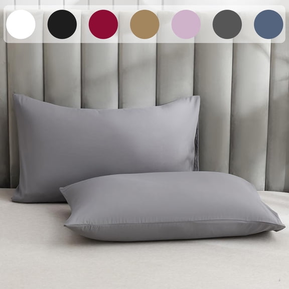 Body Pillowcase Set of 2 20x30 Inch Chilling Cooling Pillow Cover Breathable Velvet Soft Full-length Pillow Case for Hot Sleepers All Seasons by PALIFEUR