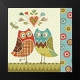 thumbnail image 2 of Audit, Lisa 15x15 Black Modern Framed Museum Art Print Titled - Owl Wonderful II, 2 of 5